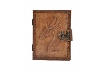 Handmade New Charcoal Color Leather Journal Unicorn Embossed Diary